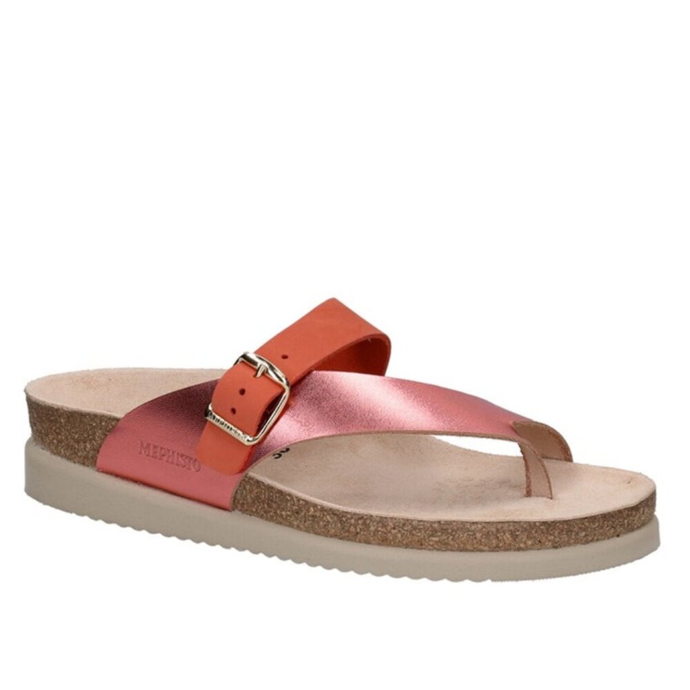 Mephisto Women's Helen Mix Thong Sandals – Comfortable Cork Footbed
